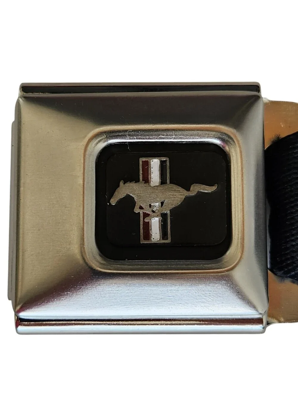 Buckle Down Ford Mustang Seatbelt Belt California Bear Adjustable 28
